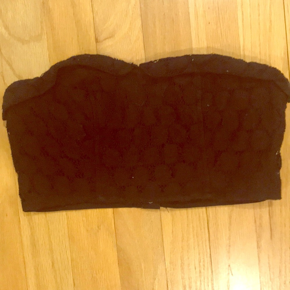 Pins and needles cropped bralette top